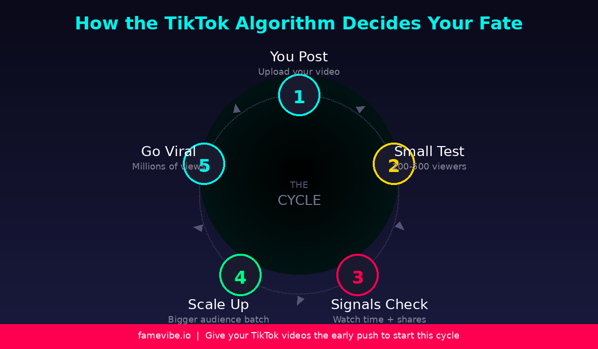 TikTok Algorithm Flywheel - The Distribution Cycle